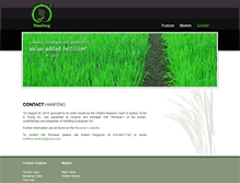 Tablet Screenshot of hanfengevergreen.com